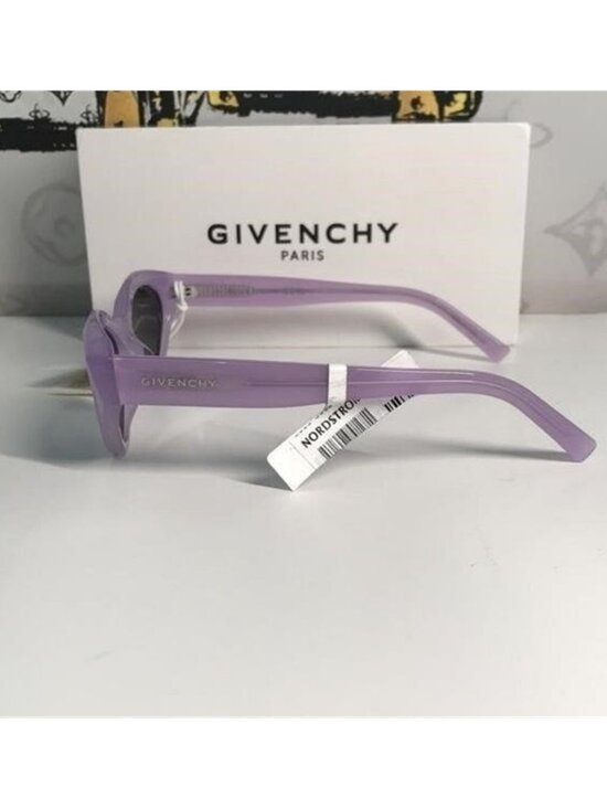 New Authentic Givenchy GV40025U Sunglasses – Purple Frame / Silver Mirror